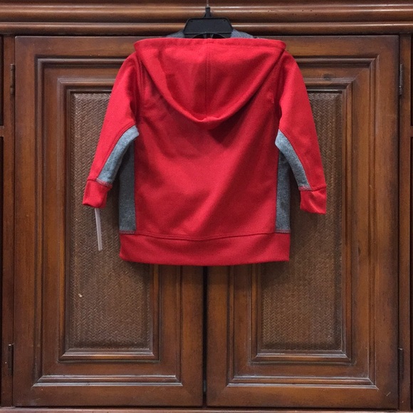 💙 CHAMPION 💙 COLLECTION SUPER CUTE HAT DESIGN + RED & GRAY COLOR KIDS HOODIE . - Picture 4 of 4